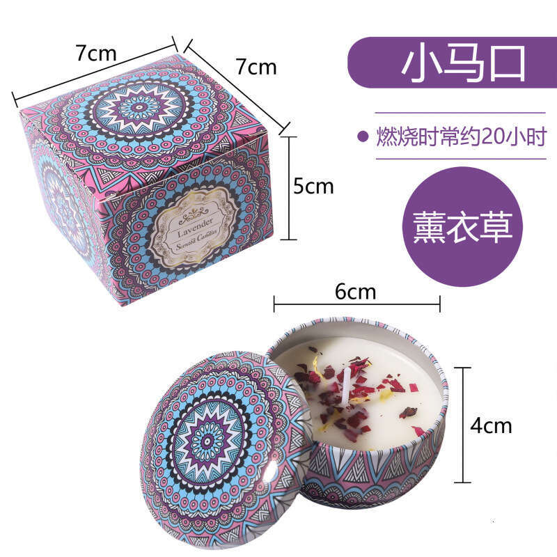 Cross-Border Soy Wax Dried ?Wedding Souvenirs Birthday Gifts Flower Fragrance Aromatherapy Candle W260303