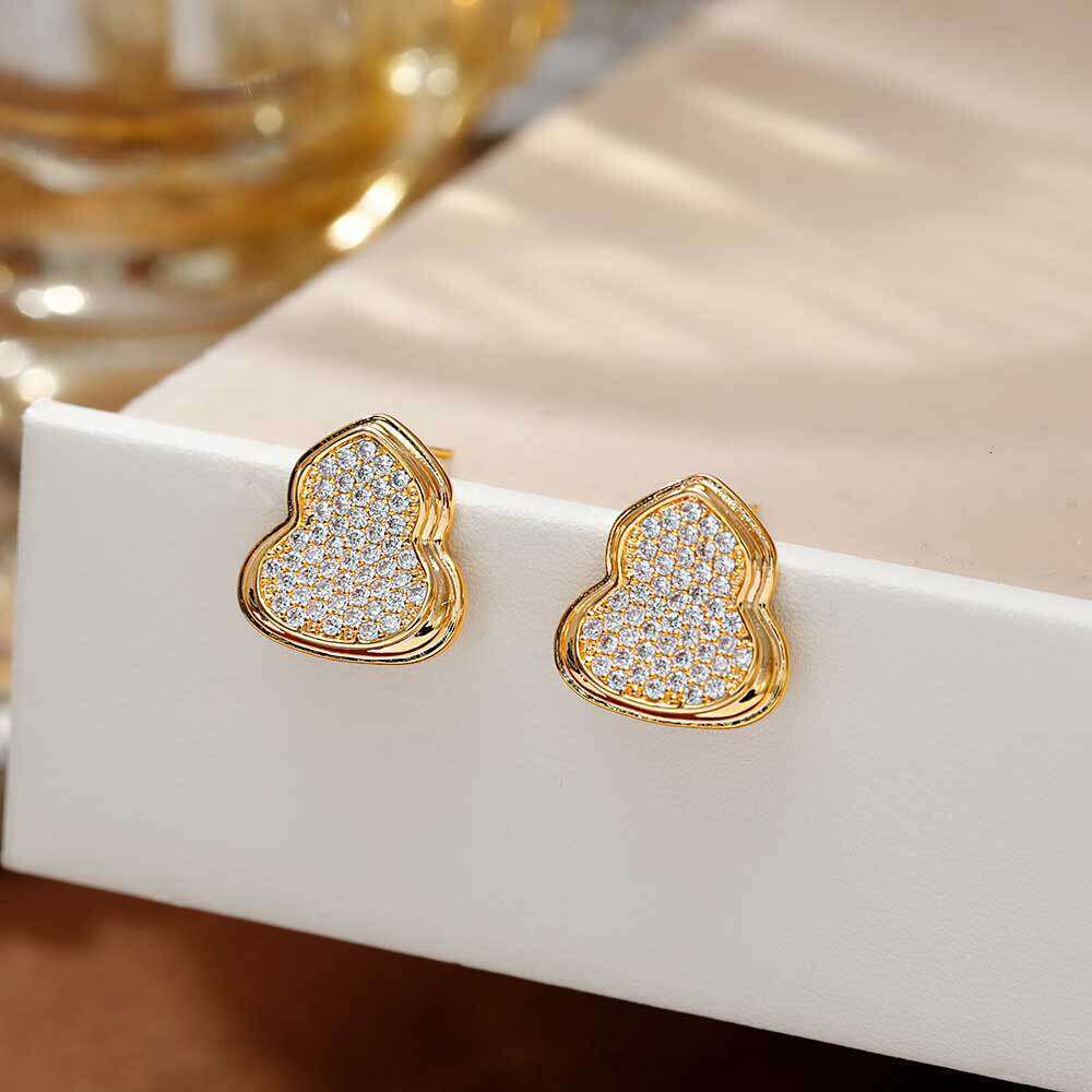 Chinese-style Gourd Earrings For Women Simple And Exquisite Earrings