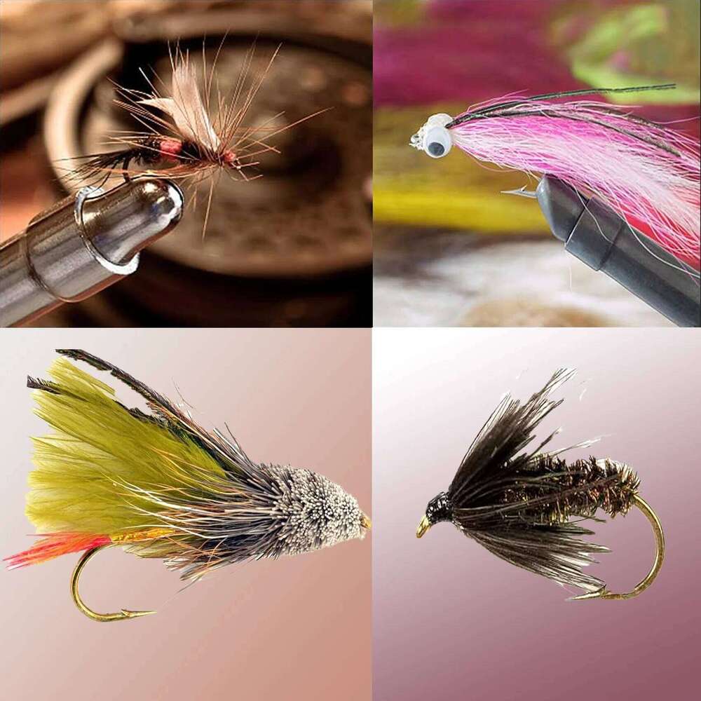 Aventik EP-79580 5X Long Fly Tying Hooks for Nymphs and Streamers Bronze, Round Bend, 2X Strong Wire fishing hook Z260228