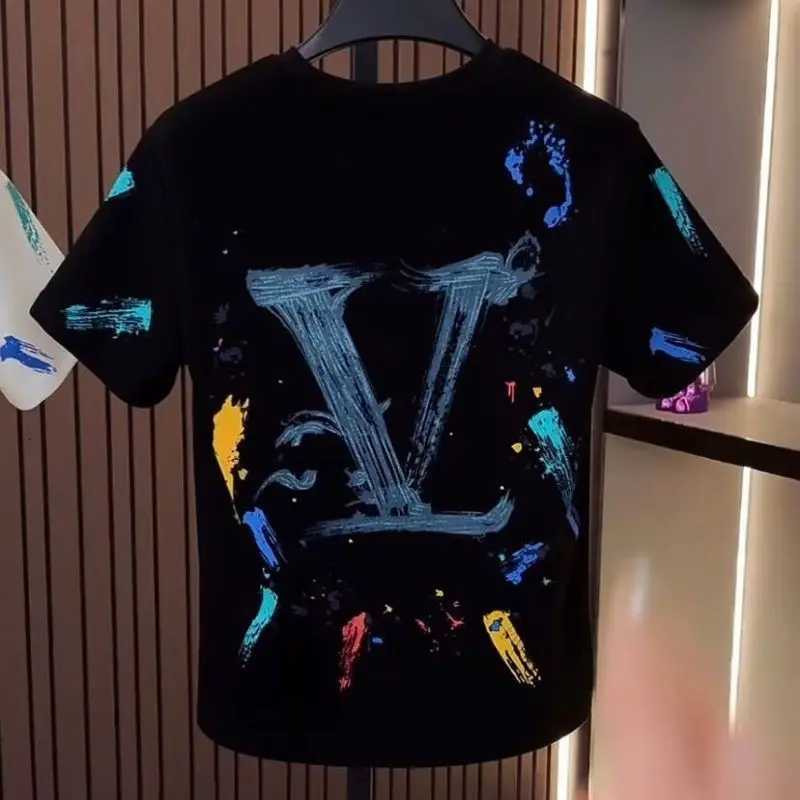 T-shirt Crew Neck Short Sleeve Loose Trendy Brand Niche Design Handsome Casual Versatile TopT260303