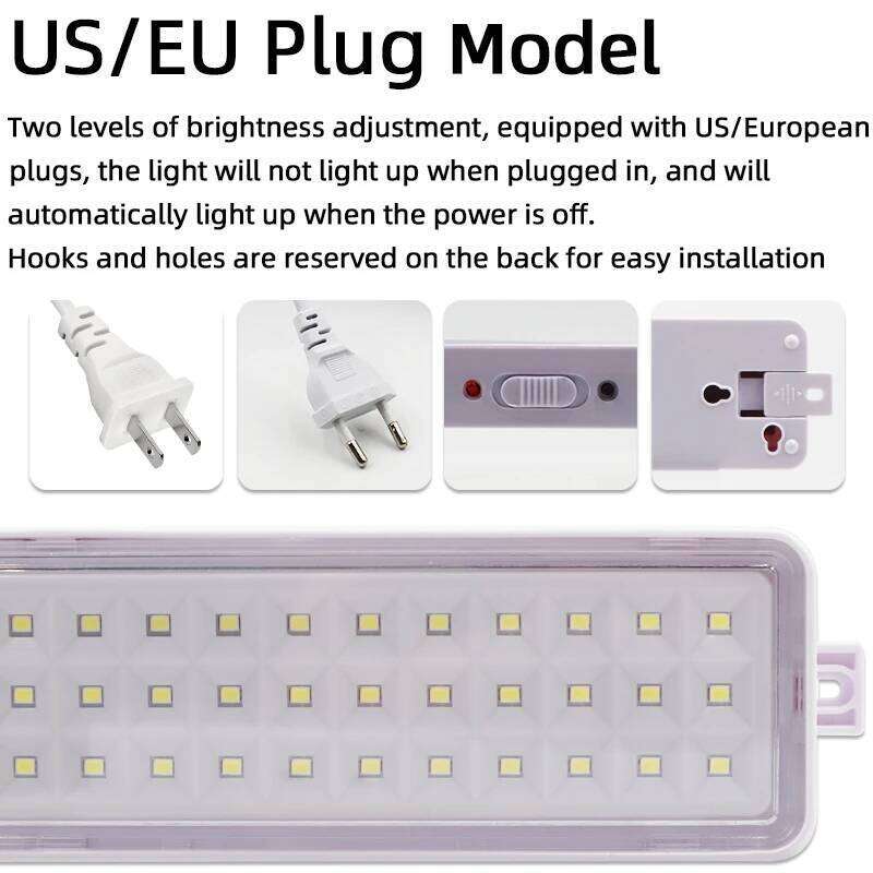 30LED Lamp Portable Emergency Evacuation Light Wall-mounted Smart Home LED Bulb 3 Modes Dimmable Camping Lights S260302
