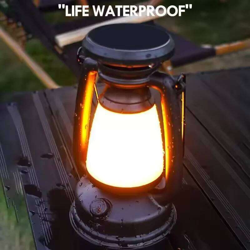 Outdoor Camping Bar Charging Decoration Atmosphere Retro Horse Led Desk Lamp Table Light Lantern Home Decor S260302