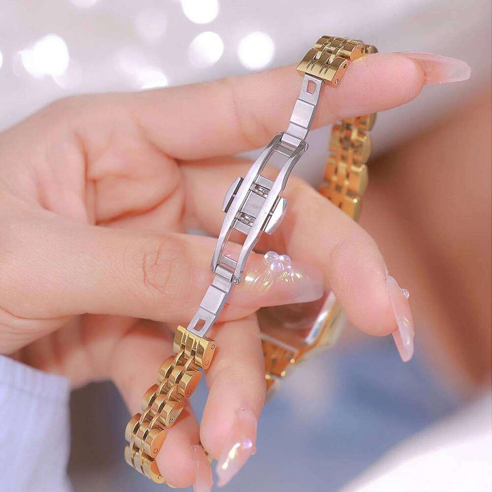 Women Watch Luxury Diamond Roman Dial Ladies Watches Fashion Elegant Stainless Steel Bracelet Square Quartz Female Wristwatch XJ260303