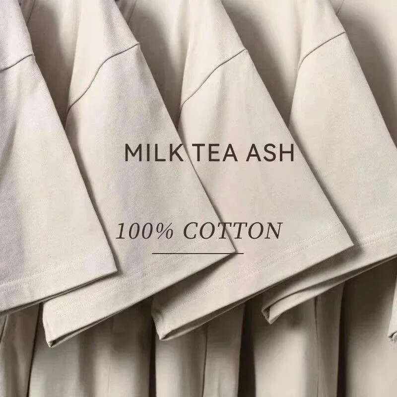 Black Tees Free Shipping Men's Cotton T-Shirts 450G High-Quality Solid Color Summer Tees Unisex Blank Shirts for Men Men's Clothing Outdoor 