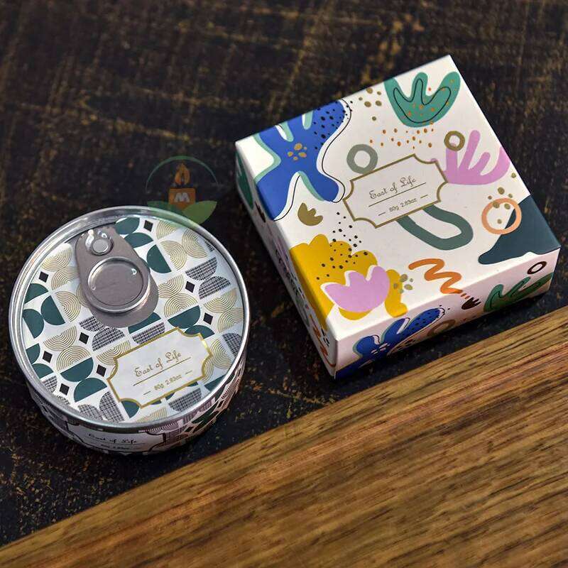 aromatherapy handmade soy wax creative Makou iron fragrance souvenir can candle W260303