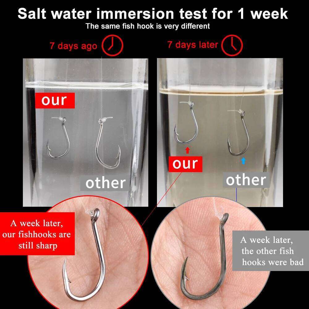 FISH KING Hooks 70-100Pcs ISEAMA High Carbon Steel Barbed With Eye Freshwater Single Circle Carp Hook Fishing Z260228