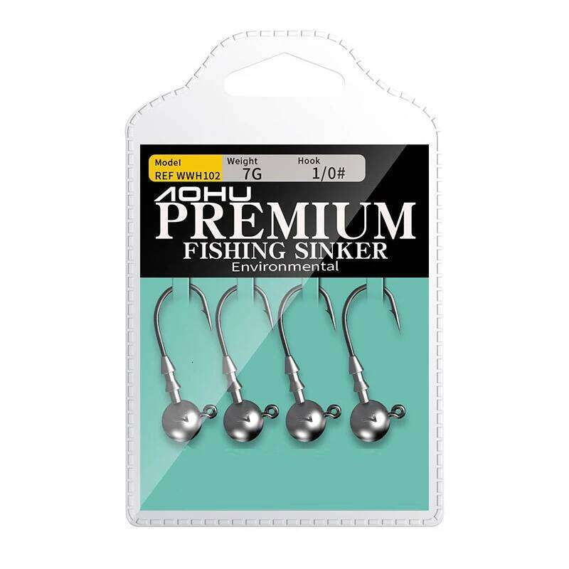 Strong Jig Hook for Fishing, Hard Bait, Soft Worm Jig, Big Head Hook, 4X, 2G, 3.5G, 5G, 7g, 10g, 14g Z260228