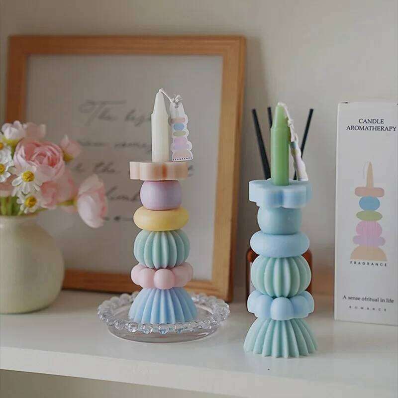 DIY Long Stick Scented Candle, Soy Wax Candles Aromatherapy, Birthday Candle Wedding, Home Decoration for Party W260303