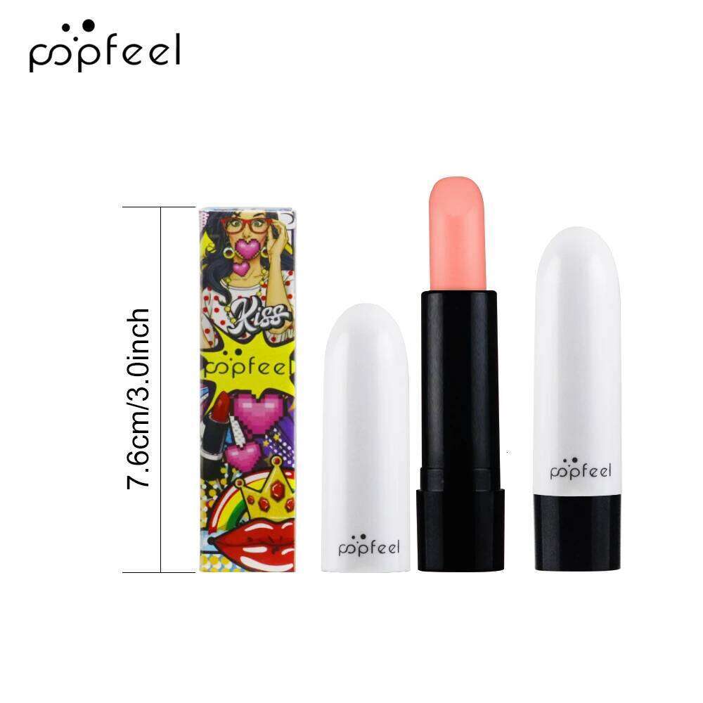 POPFEEL Matte Velvet Lipstick - Long-Lasting, Smooth Texture, Easy Application, Available in 5 Shades including Coral Pink H260302