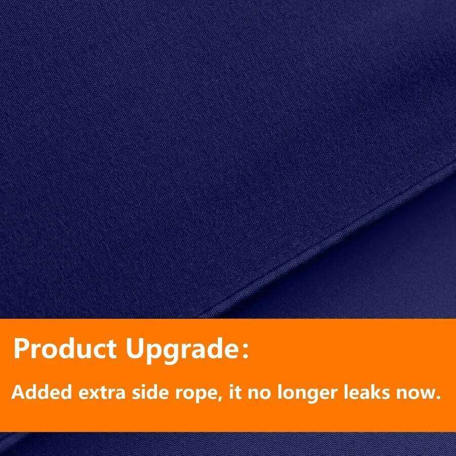 Navy Full Size Comforter Set - 7 Pieces Bed in a Bag Bedding with All Season Soft Quilted Warm Fluffy Reversible Includes Flat W260302