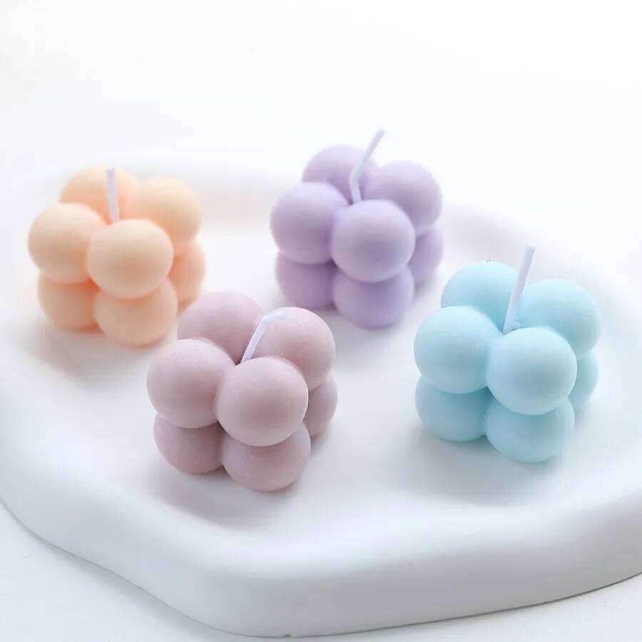 1pc Magic Cube Aromatherapy Candle Mini Home Decoration Creative Gifts for Valentine's Anniversary Mother's Day Wedding W260303