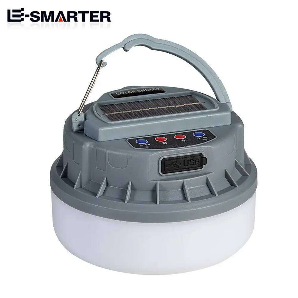 New Outdoor Solar Lights with Wireless Portable Bluetooth Speaker Rechargeable Led Camping Lanterns Tent Lamp Power bank S260302