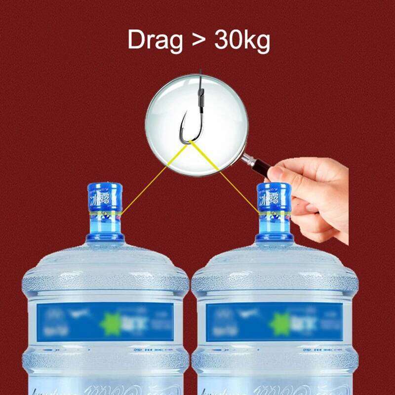 10pcs Saltwater Tungsten Steel for Big Fishing Barbed Carp Hooks Drag 10-35kg Z260228