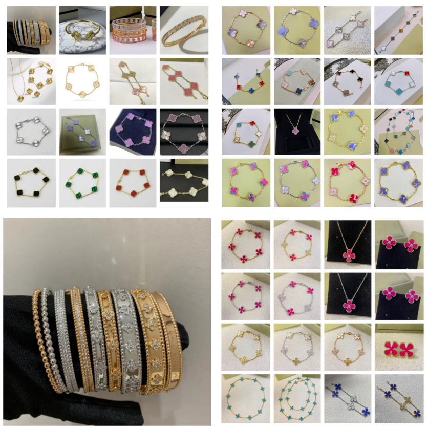 Bracelet fashion bracelets fine jewelry mother of pearl white black red lady moissanite bracelet