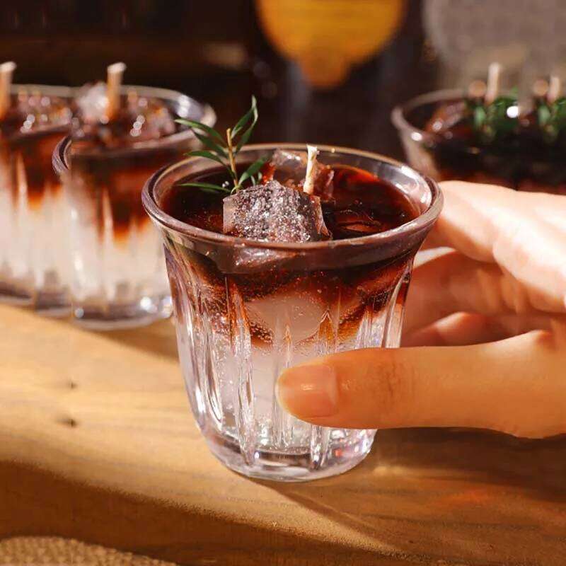 Coffee Scented Candle, Natural Gel Wax Aromatherapy Candle for Romantic Home Decoration and Relaxing Atmosphere W260303