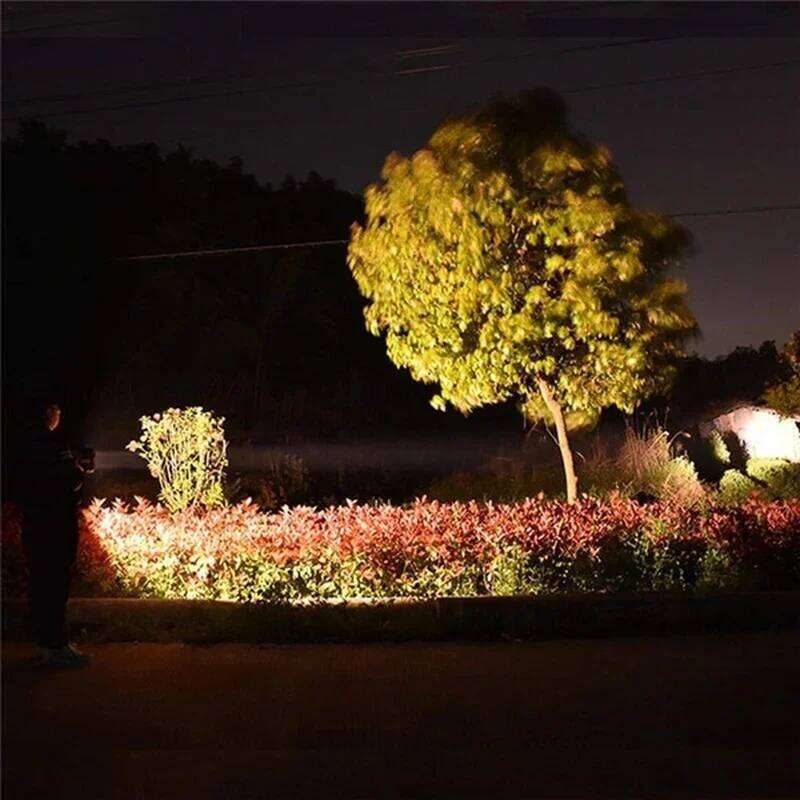 Double Head Handheld Searchlight USB Rechargeable LED Super Bright Flashlight 10000mAh High Power Floodlight For Fishing Camping S260302