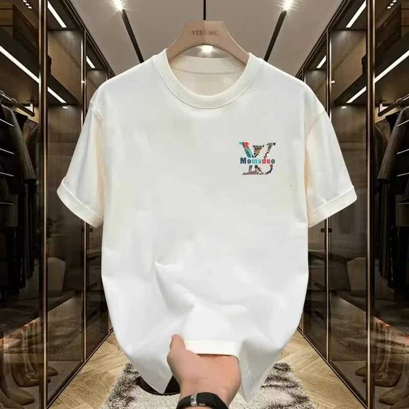 T-shirt 2026 New High-end Pure Cotton Unisex Round Neck Minimalist Personality Summer Short Sleeve TeeT260303