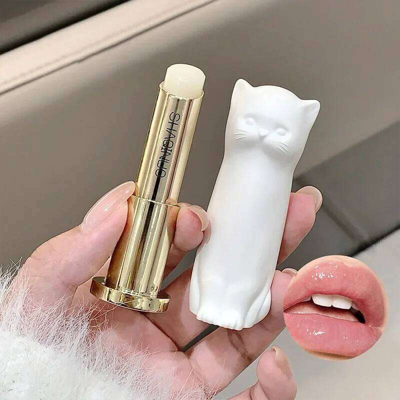 Meowoqinqin Color Lip Balm, anti-dryness and crack fade lip lines Moisturizing lipstick H260302