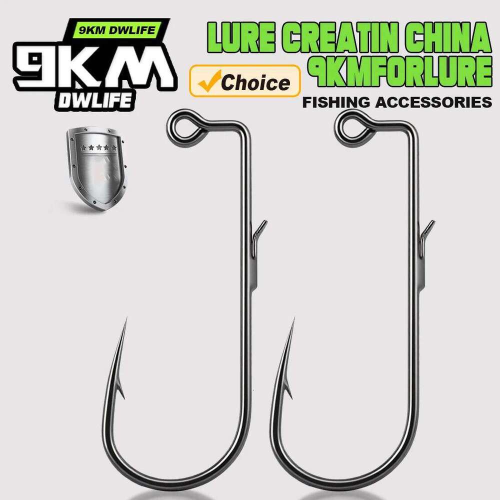 Hooks 90 with Wire Keeper Saltwater, Fishing Jig Mold Making Supplies, 50Pcs Bulk Z260228