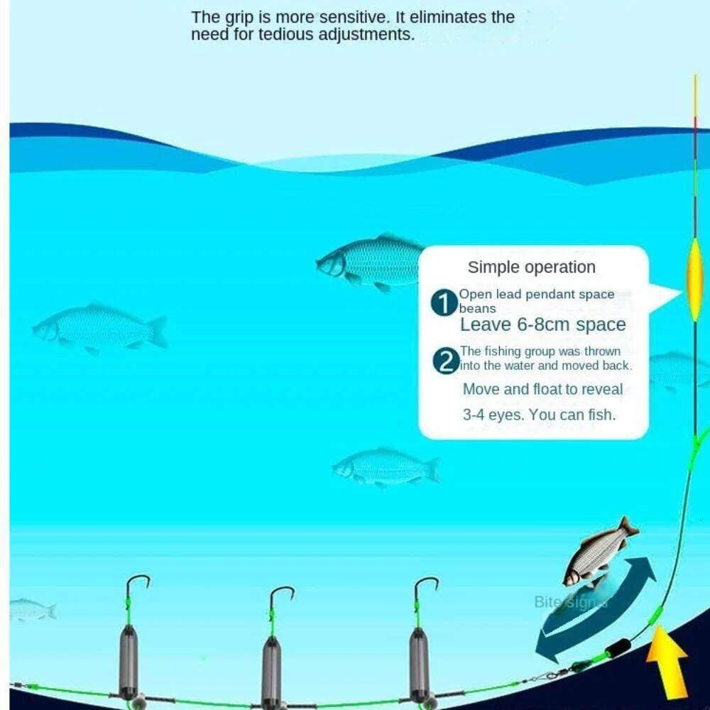 1pc 3 Hooks Hair barb Iseni hook Hook Ready-to-Use Size4#-11# Carp Rigs Fishing Lure Z260228