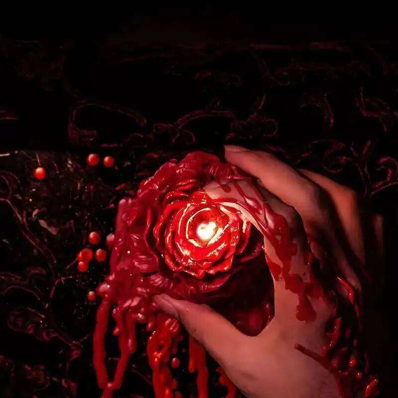 1pc 90g/3.17oz Peony Shape Low Temperature Aromatherapy Candle Perfect for Couples Playing SM Style Soy Drip Wax W260303