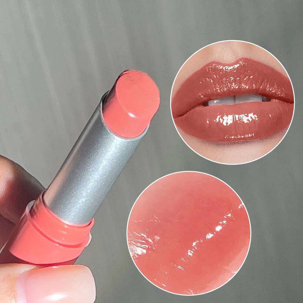 Hydrating Berry Shine Lipstick Set, Long-Lasting Plump Lip Cream, Non-Sticky & Creamy Finish, 6 Colors H260302