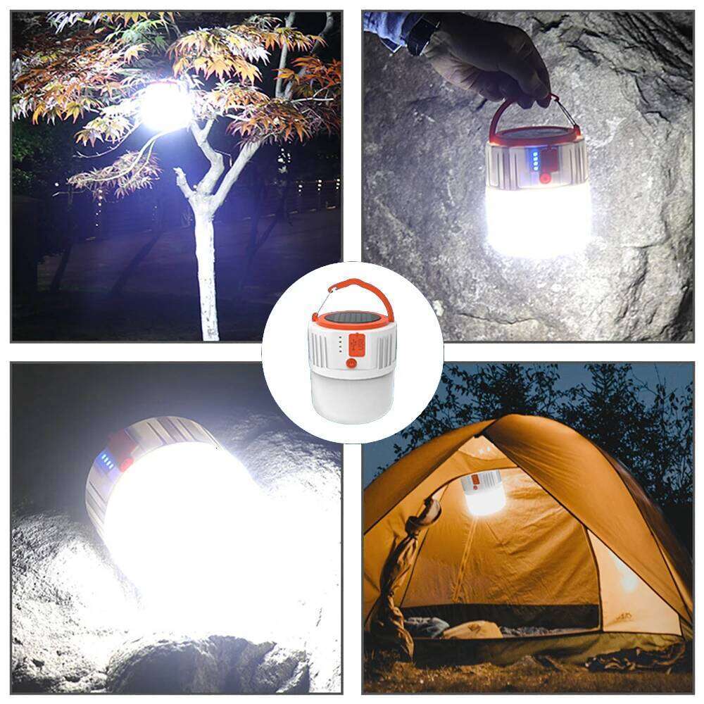 LED Solar Charging Light Energy-saving USB 42Lamp Bead Bulb Night Market Mobile Outdoor Camping Power Outage Emergency Lamp S260302