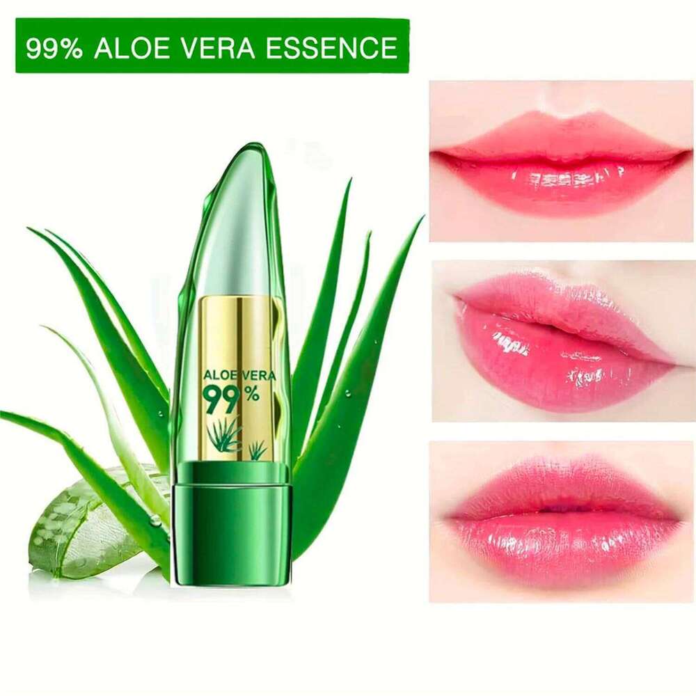 Aloe Vera Color Changing Lipstick Moisturizing, Long-Lasting, Smooth Texture, Non-Irritating, Certified, Hydrating Lip Balm H260302