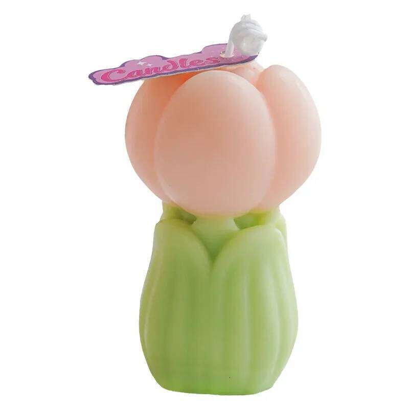 Aromatherapy Scented Tulip Flower Bud, Soy Wax Candles, Wedding Candle, Birthday Party, Home Decoration W260303