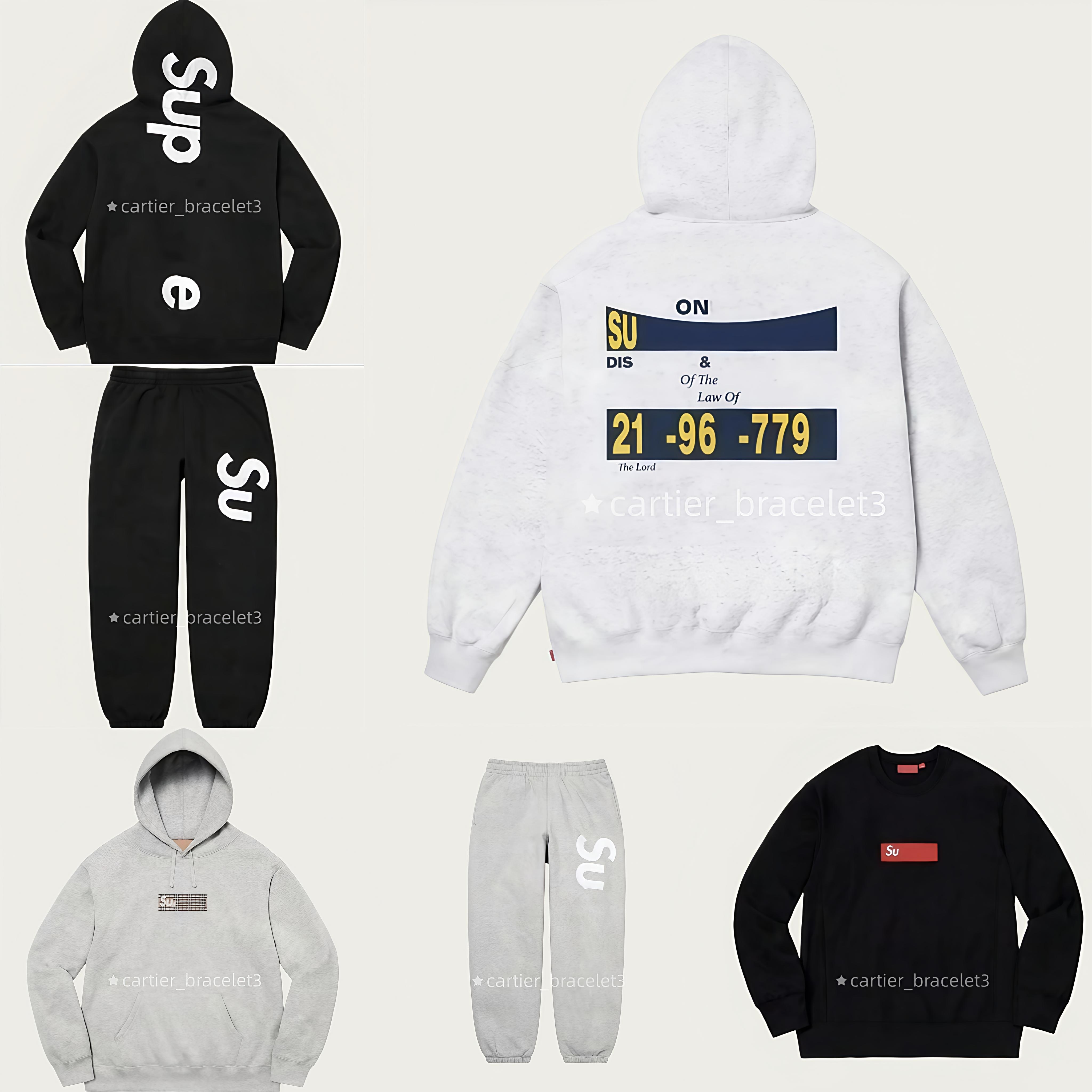 supremely sweatpants Men Women Hip-Hop Graphical sweatshirt Pure Cotton Luxury Hoodies supremehoodie Fashion Casual Street Classic Hoody Casual Streetwear 8e