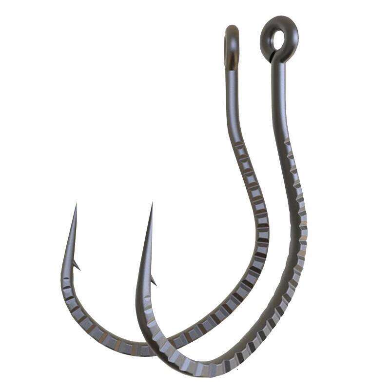 10Pcs Worm Hook Hooks Drop Shot Rig High Carbon Steel Freshwater Fishing for Bass Perch Catfish Z260228