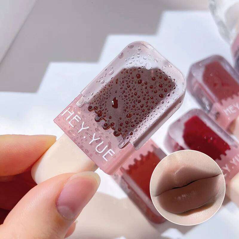 HEYYUE Ice Cream Glaze Velvet Matte Finish, Pudding Lip Clay, -Friendly Everyday Skin-Brightening Lipstick H260302