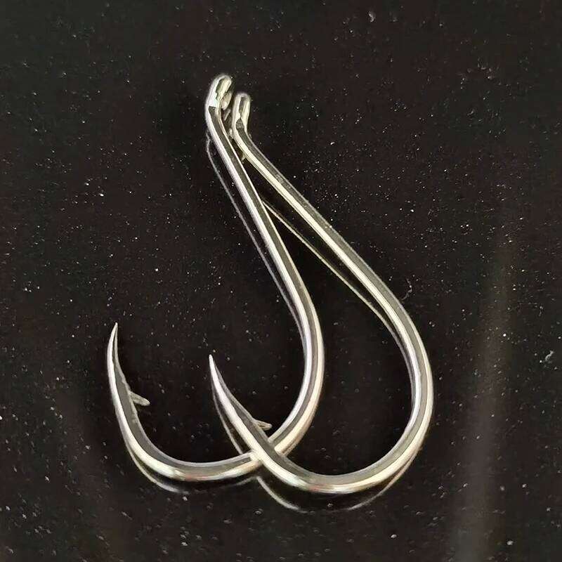 50pcs/lot Turned Up Eye Hooks Offset Fishhooks Circle Hi Carbon Steel Barbed Fishing Accessories Livebait Lure Fish Hook Z260228