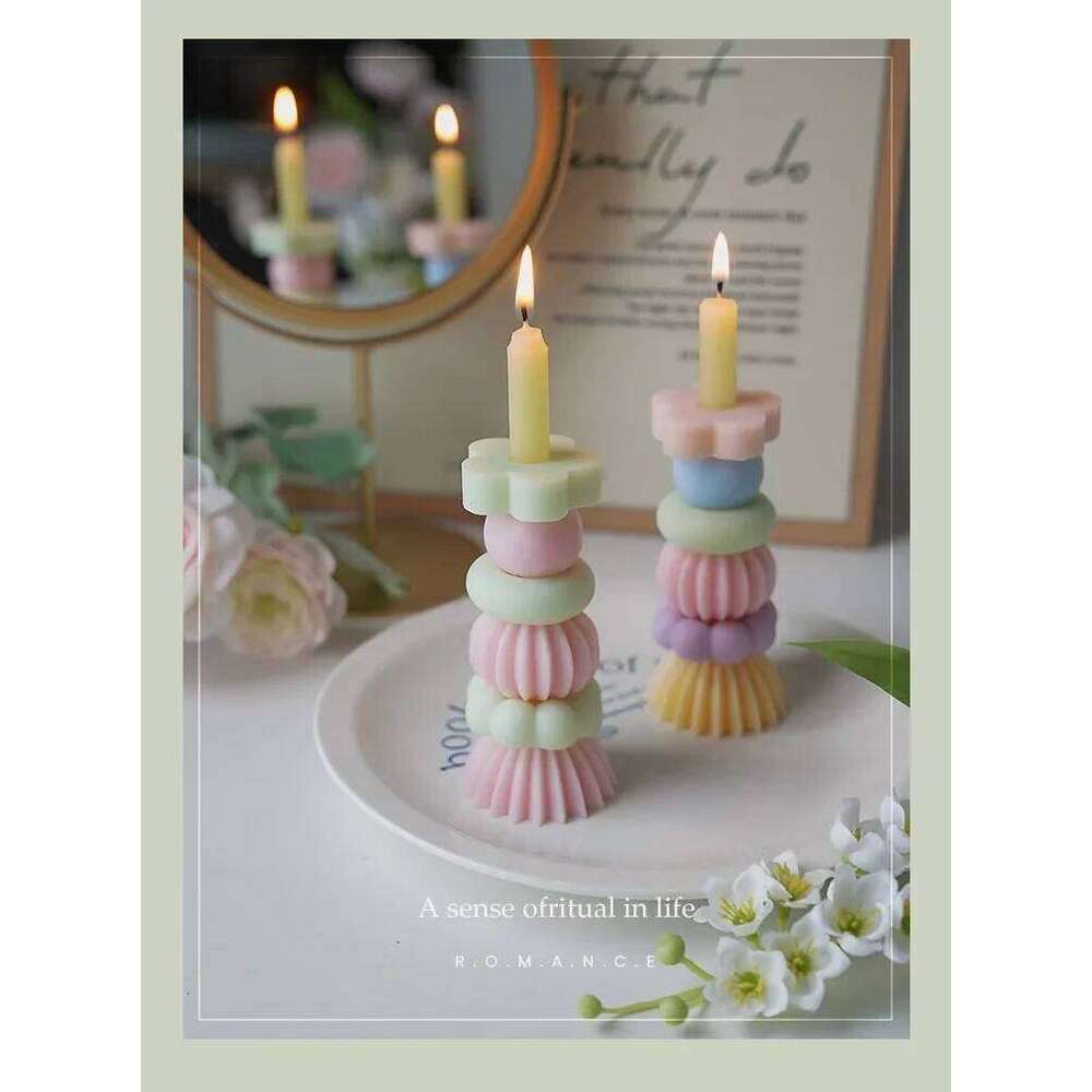 DIY Long Stick Scented Candle, Soy Wax Candles Aromatherapy, Birthday Candle Wedding, Home Decoration for Party W260303