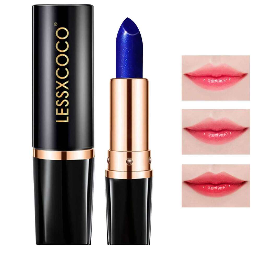 Color Changing Waterproof That Turn PinkWipe Blue Turns To Pink Moisturizing Lipstick Lip Gloss Lips Care H260302