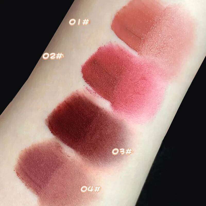 Dark Cherry Velvet Matte Lipstick Blush Waterproof Long Lasting Cute Bear Gloss Non-Stick Cup Lip Tint Mud Makeup H260302