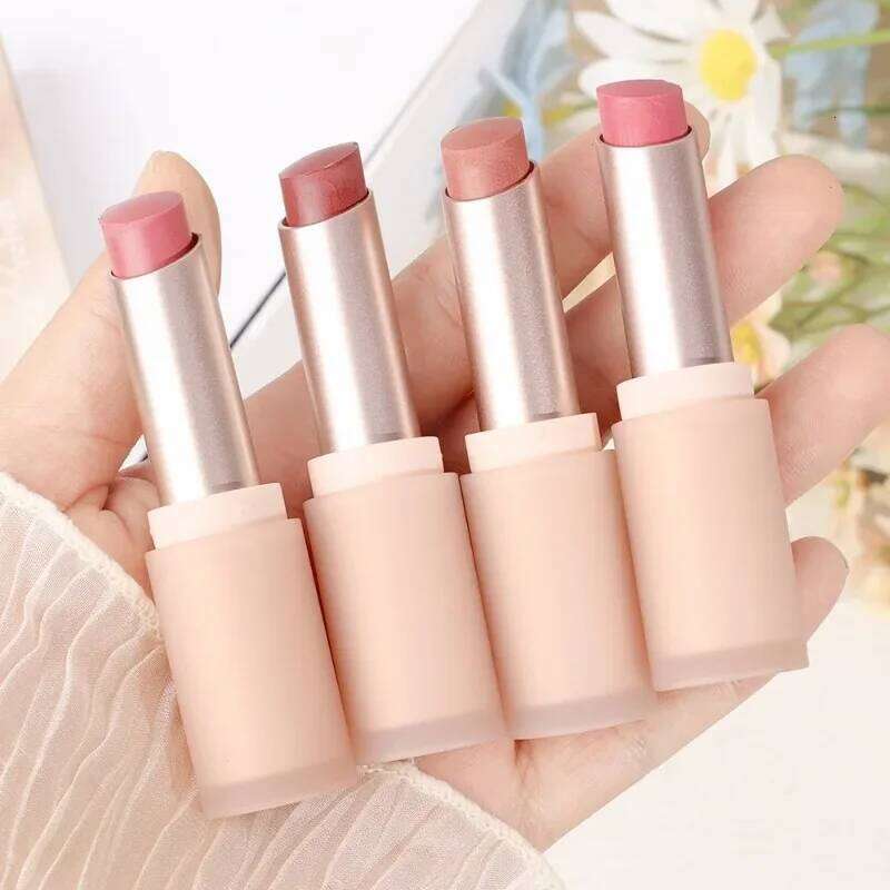 Matte Misty Lipstick 6 Colors Waterproof Non Sticky Cup Stick Lasting Moisturizing Velvet Nude Lip Tint Makeup Cosmetics H260302