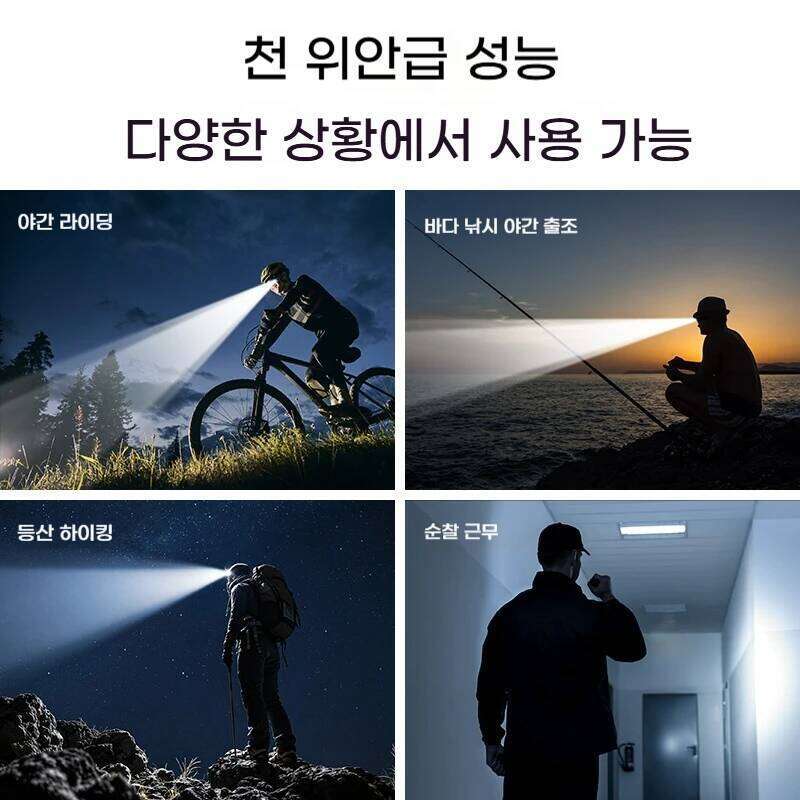 BLACK DOG 1 outdoor camping headlight with adjustable angle USB rechargeable headlight, portable work light for fishing, hiking, S260302