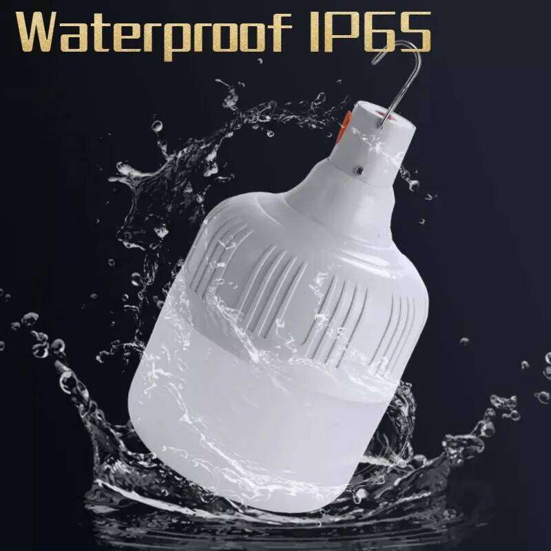 300W Rechargeable Camping LED Portable Emergency Bulb Lights USB Battery Bright Flashlight Outdoor Lantern with Hook S260302