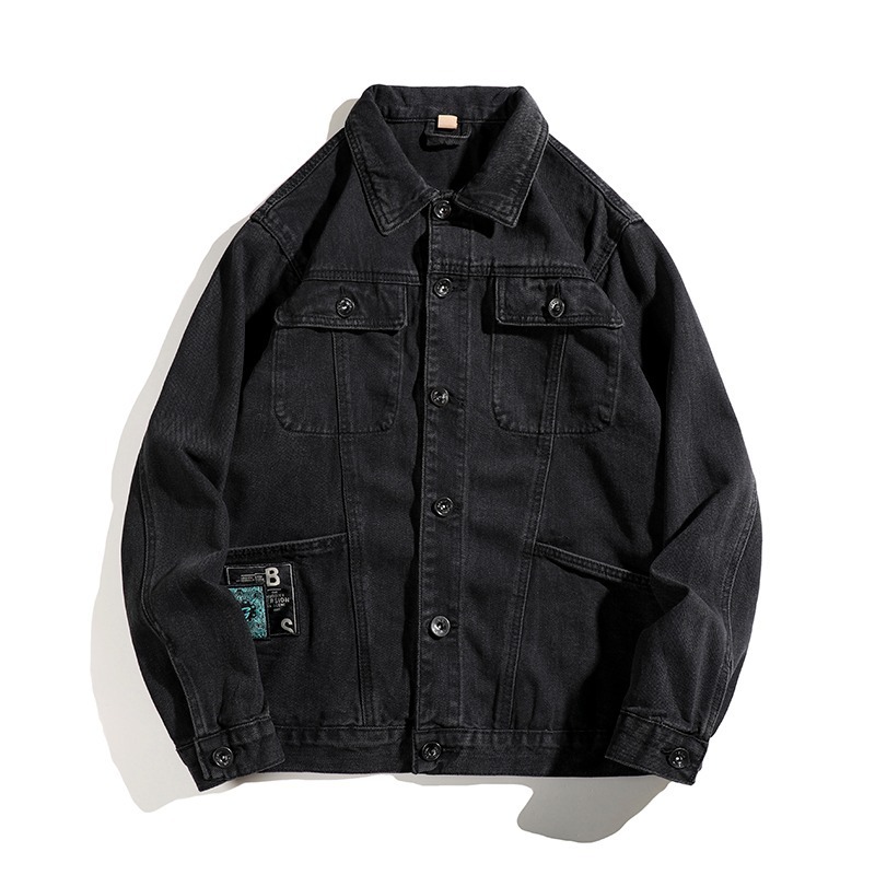 2026 Spring Nd Autumn Vintge Workwer Jcket For Men Long Sleeve Loose Designer Jacket Wshed Nostlgic Trendy Csul Denim Jcket For Men