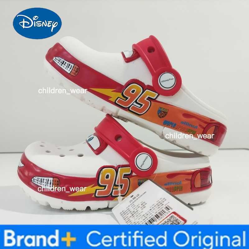 Disney Lightning Mcqueen Red 95 Car Luminous ChildrenS Slippers Black White Blue Sandals Breathable Wear-Resistant No H260303