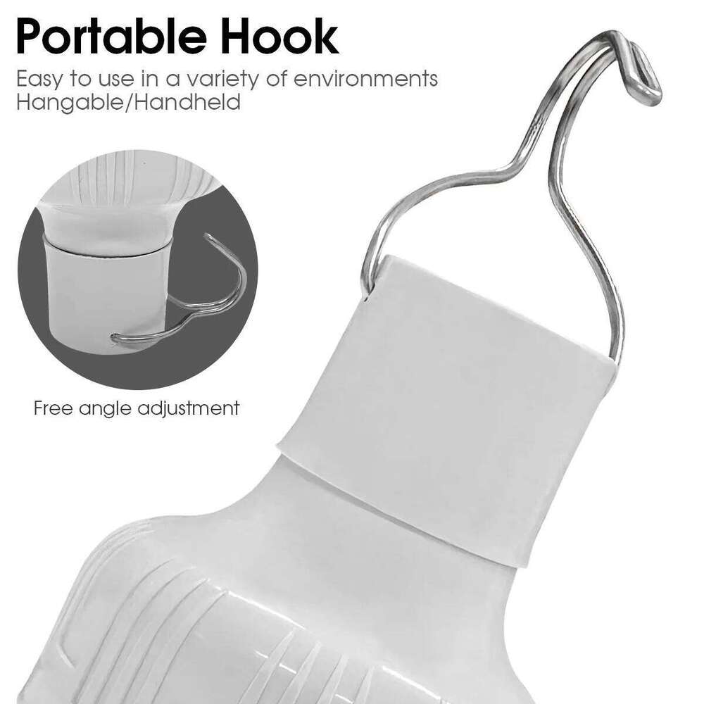 Camping Light 3 Modes USB Rechargeable LED Portable Hanging Flashlight For Outdoor Tent Lamp Emergency Lantern S260302