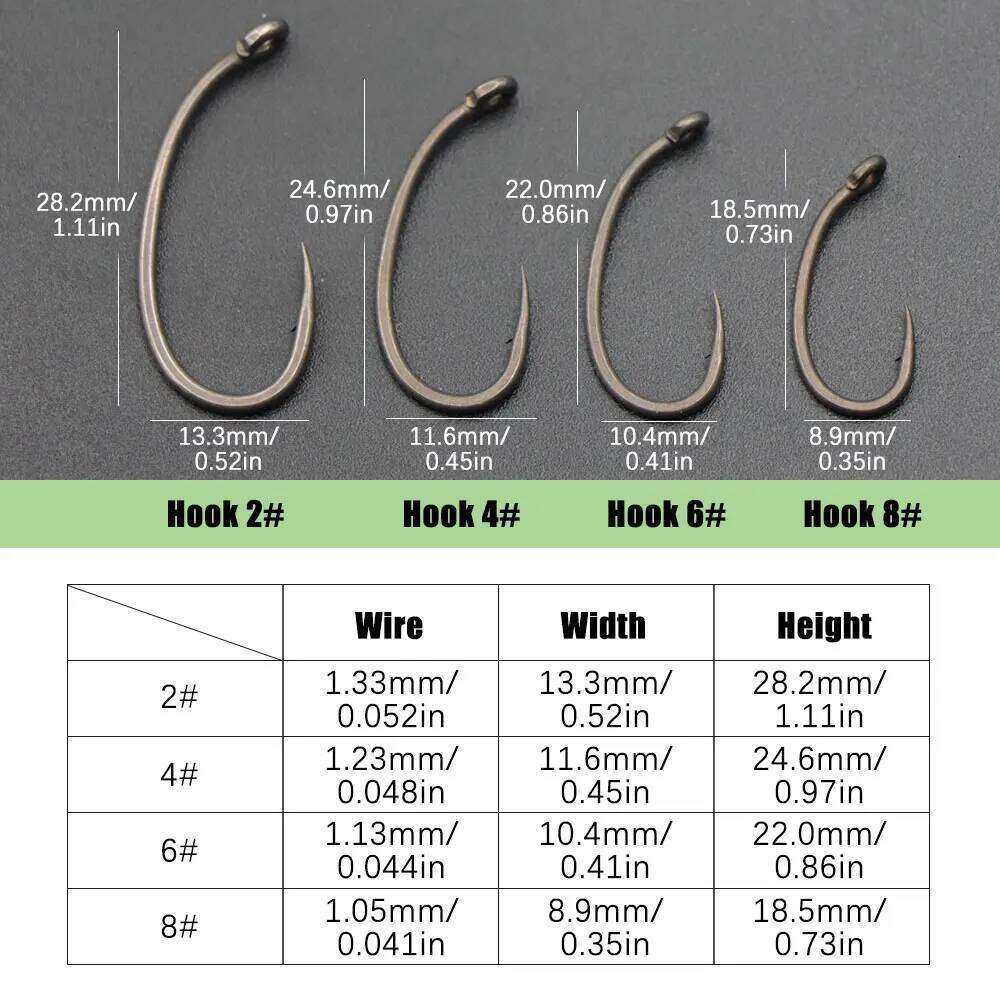 10pcs Klor Alloy Steel Barbed Hair Ronnie Rig Method Feeder Fishing Hook For Carp Coarse Fish Accessories Tackle Z260228