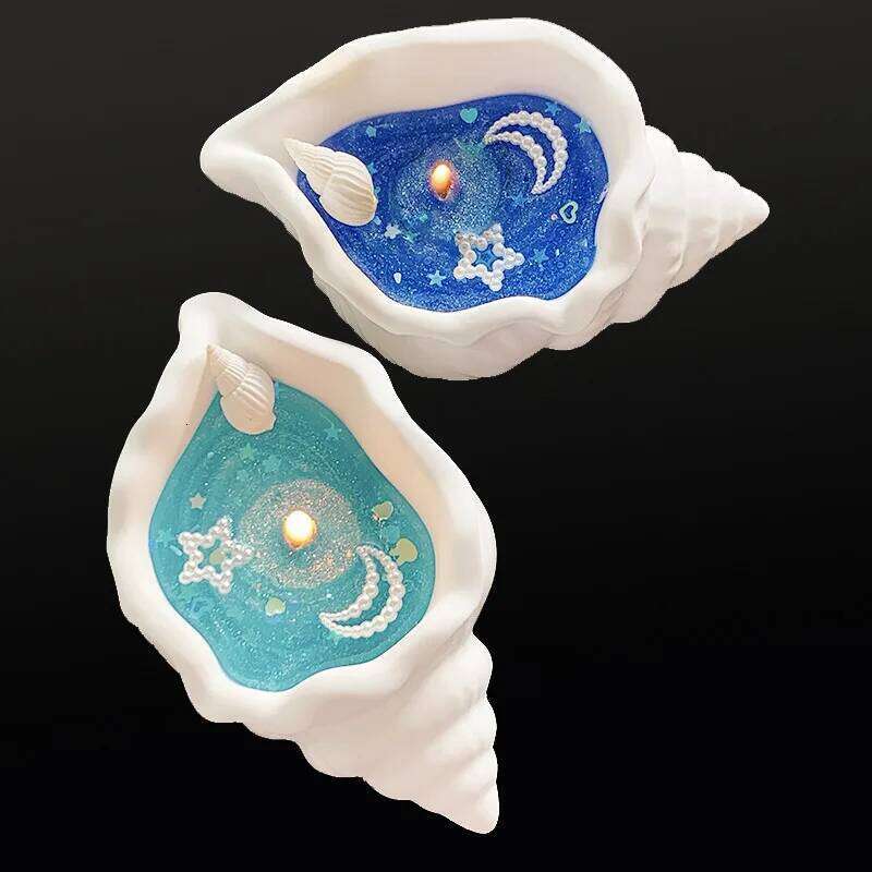 Conch Shell Scented Aromatherapy Soy Wax Candles Wedding Birthday Candle Party Home Decoration W260303