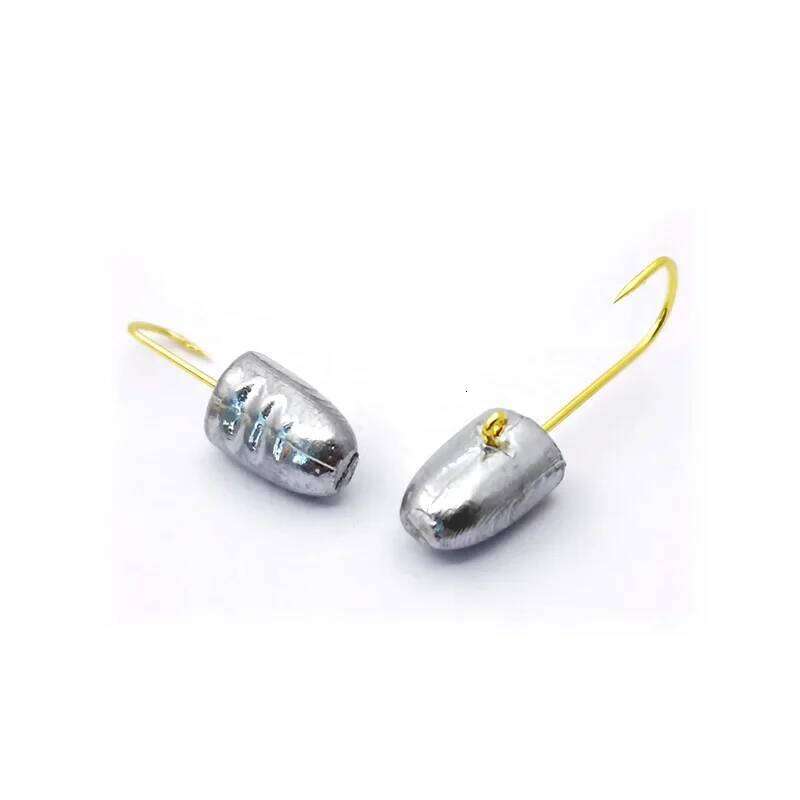 OUTKIT 10pcs Exposed Jig Head Rockfishing Hooks 3g Soft Bait Wom Mini Hook Fishing Tackle Z260228