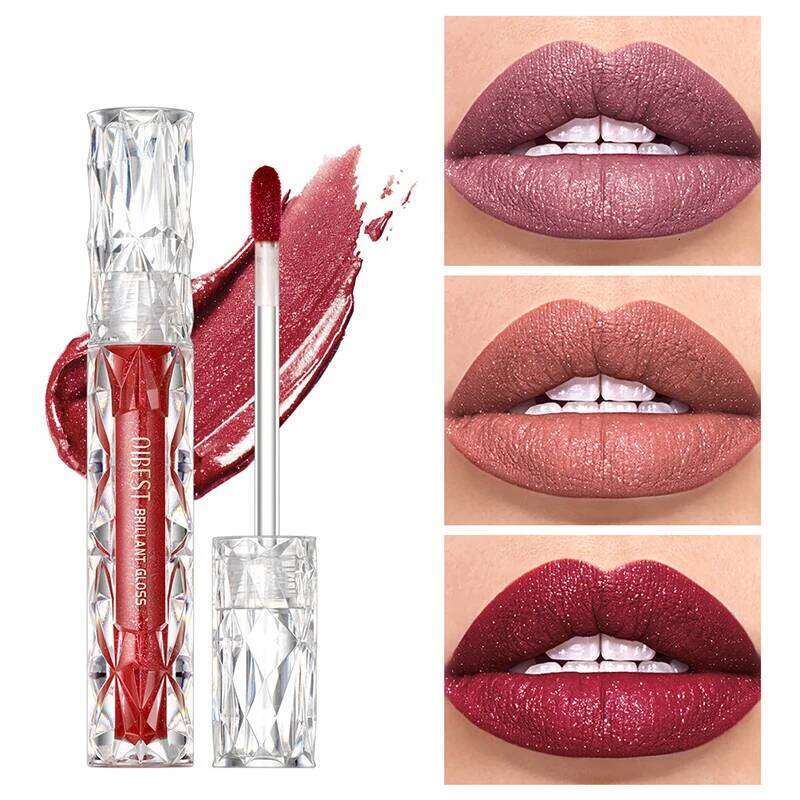 Glitter Shimmer Metallic Liquid Lipstick Smudge Proof Colorfast Glaze Pearly Lip Stain H260302