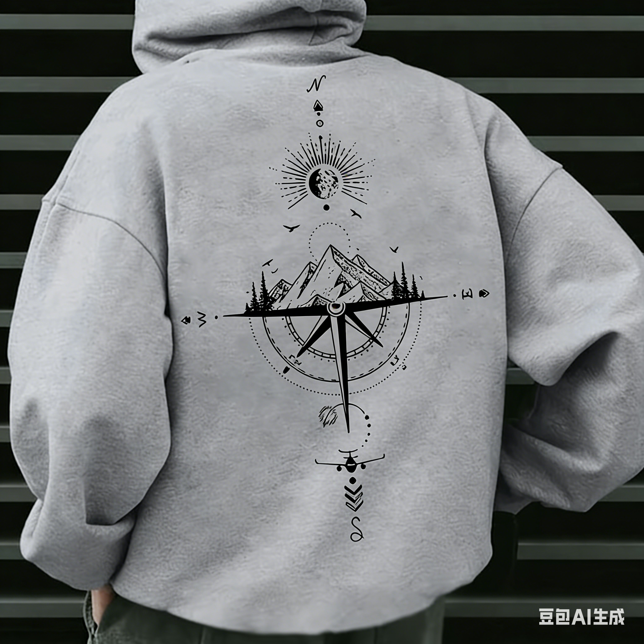 American Vintage Trend Pullover Hoodie For Men 2026 Spring Autumn New Loose High Street Casual Versatile Top