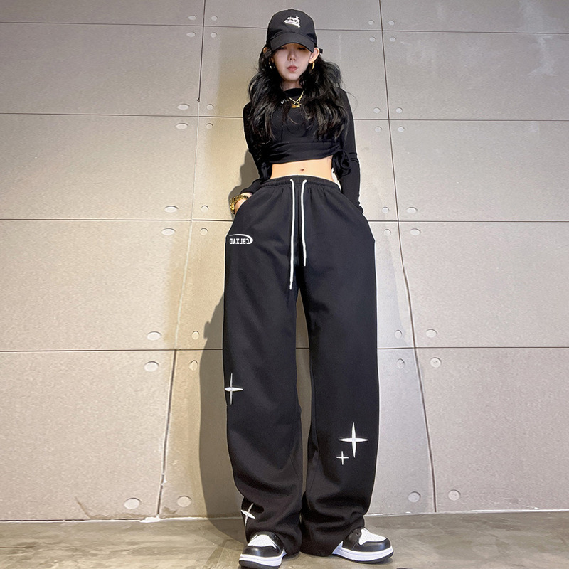 Street Dnce Sports Pnts For Women New Summer Designer Pnts Style Dul-purpose Jogger Pnts Americn Hip-hop Jzz Dnce Csul Pnts Trendy