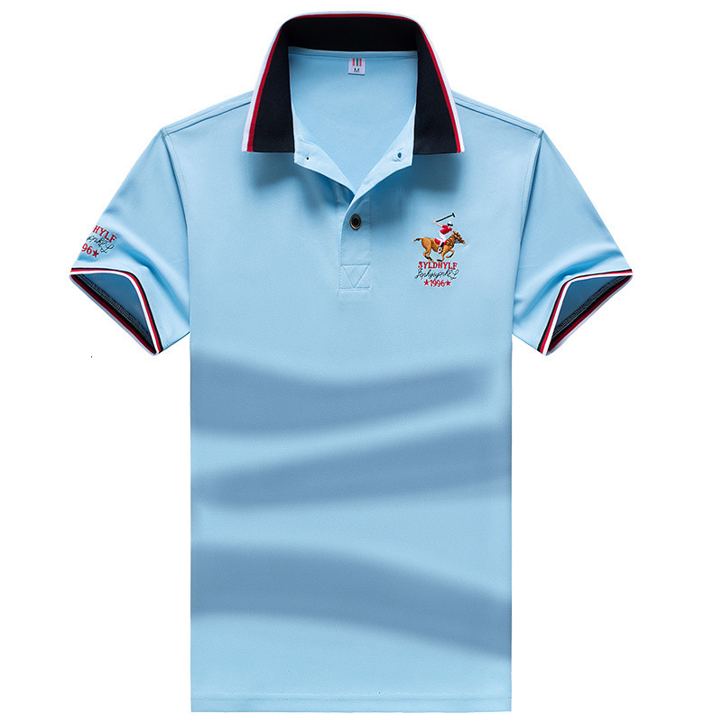 2026 Luxury Brand Designer Clothing Men's Short-Sleeve Polo Shirt 2019 New Style, Turn-Down Collar T-Shirt, Summer Business Casual Fashion, Horse