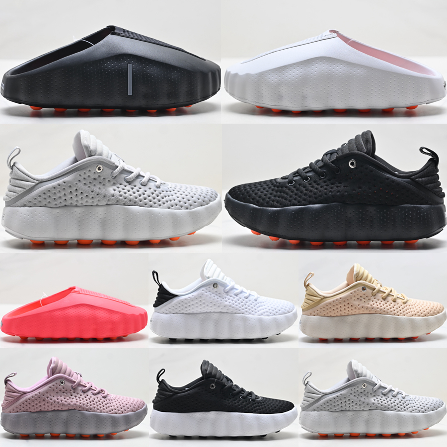 Top Mind 002 Men Women Running Shoes Mind 001 Slide Slippers Designer Trainers Black Chrome Light Smoke Grey Light Khaki Bone Outdoor Sneakers Size 36-45